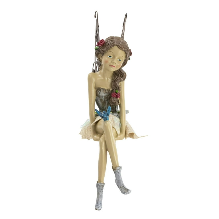 Design Toscano Fannie the Fairy Sitting Statue: Each