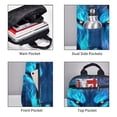 thumbnail image 5 of Balery Futuristic Blue Light Wolf Lightweight Backpack for Men and Women - Durable and Water-Resistant, Ideal for School, Work, Travel, and Everyday Use, 5 of 9