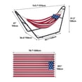thumbnail image 4 of Dextrus Portable Hammock with Stand, Heavy Duty and Waterproof, 12FT, 450lbs Capacity, Red Color, Perfect for Outdoors and Backyard, 4 of 5