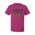 thumbnail image 2 of My Savior is Tougher than Nails Bible Verse | Male Inspirational/Christian Graphic T-Shirt, Fuschia, Small, 2 of 3