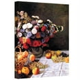 thumbnail image 2 of Claude Monet "Flowers And Fruit" Wrapped Canvas Art, 2 of 2
