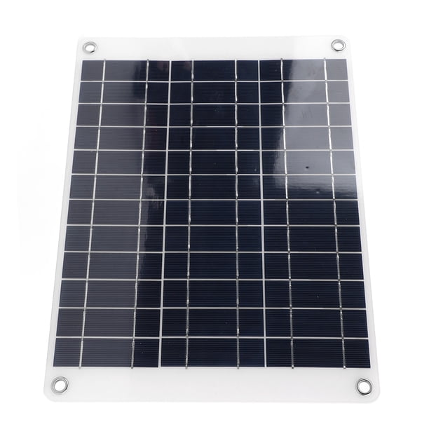 Kit De Panel De Carga Solar, Controlador Impermeable De Panel Solar Fácil De Instalar 50W Para Acampar