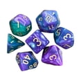 thumbnail image 3 of 7 Uds. Dados poliédricos, dados astrológicos, juego de , herramientas de dados, juego de dados, juego , juego de dados de D12 para , Verde Púrpura 2Cverde y morado Baoblaze dados de tarot, 3 of 8