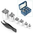 thumbnail image 3 of Shisuyan 6pcs Precision Steel Scale Weight Kit Class Calibration Weights(5g 10g 2x20g 50g 100g), 3 of 9