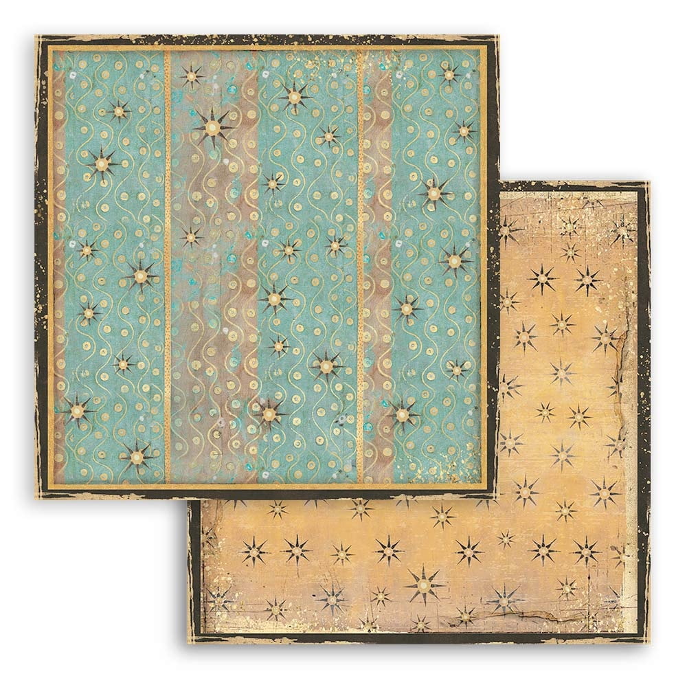 Stamperia Backgrounds Double-Sided Paper Pad 12"X12" 10/Pkg-Klimt