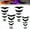 24Pcs Black, variant on 2025 New Halloween 3D Lighted Bats, LED Purple Lighted 3D Bats Halloween Decoration, Upgrade LED Glowing Bat Group Hanging Wall Luminous Glow Clings Multipack (12/24/36/48Pcs Black)