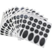 Toyfunny 320+ Printed Spice Jar and Pantry Label Set Chalkboard Round Stickers Labels