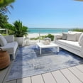 thumbnail image 6 of Addison Rugs Chantille Indoor/Outdoor Transitional Modern Blue Washable Rectangle Rug, 2'6" x 3'10", 6 of 6