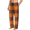 thumbnail image 2 of Balery Men'S Fall Buffalo Plaid Pants,Sleepwear Pants,Pajama Pants,Pj Bottoms Drawstring And Pockets-Small, 2 of 9