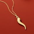 thumbnail image 4 of Ross-Simons 10kt Yellow Gold Italian Horn Pendant Necklace, Women's, Adult, 4 of 8