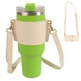 thumbnail image 1 of Gobelet avec Sangle Porte-Gobelet à Café en Cuir Réutilisable pour Gobelets de 30oz et 40oz Matériau en Cuir, 1 of 4