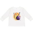 thumbnail image 3 of Inktastic Bowling Strike Boys or Girls Long Sleeve Toddler T-Shirt, 3 of 5