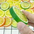 thumbnail image 4 of 30pcs Fake Lemon Slice Garnish Artificial Fruit Faux Food House Bar Decoration Cocktail Party Arrangement(Red Green Yellow,Each Color 10Pcs), 4 of 6