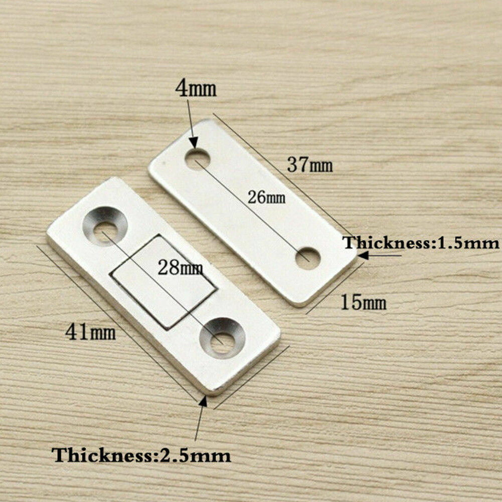 1x Strong Magnetic Catch Latch Ultra Thin For Doors Closer Cupboard Cabinet K8Q4 