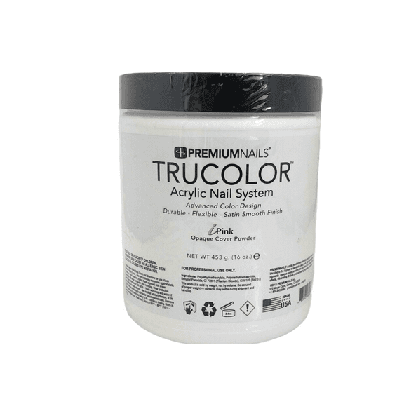 PREMIUM NAILS Trucolor Nail Sculpting Color Powder 32oz - Opaque Cover powder iPINK
