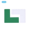 thumbnail image 3 of Uxcell 5s Location Marking Corner 2x2x0.8" 15 Pack L Shaped Floor Marker for Table, Desk, Floor, Green, 3 of 5