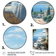 thumbnail image 3 of Designart "Coastal Provence Escape French Tranquility II" Nautical & Beach Canvas Wall Art, 3 of 5