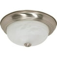 thumbnail image 2 of 60/6001-Nuvo Lighting-2 Light Flush Mount-13.25 Inches Wide by 5.38 Inches High-Brushed Nickel Finish, 2 of 2