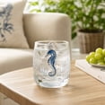 thumbnail image 4 of Handmade Sea Creature Glass Cups, Artisan-Crafted Sea Animal Drinking Glasses, Food-Safe Lead-Free Coastal Drinkware, Unique Nautical Tabletop Decor for Beach House Living Room Kitchen, Haima, 4 of 8