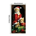 thumbnail image 3 of LmnLft Christmas Door Cover, Christmas Front Door Decoration Cover, Holiday Christmas Decorations for Home Entryway, Party Backdrop and Seasonal Indoor Outdoor Display, 3 of 9