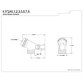 thumbnail image 2 of Kingston Brass Pièces de Plomberie Connecteur Pivotant, 2 of 2