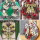 thumbnail image 5 of Glitter Wired Ribbon 63mm x 5M for Christmas Wreaths, Gifts, Bows & Tree Decor - Green, 5 of 5