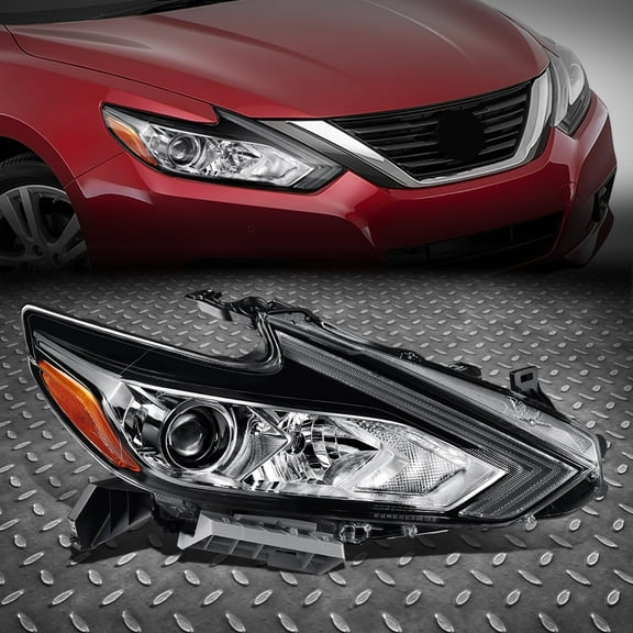 NUVISION for 16-18 Nissan Altima OE Style Passenger Side Halogen Projector Headlight Lamp