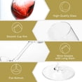 thumbnail image 4 of Juego de 4 copas de vino tinto de cristal WIEJDEOOL, 325 ml, 4 of 6