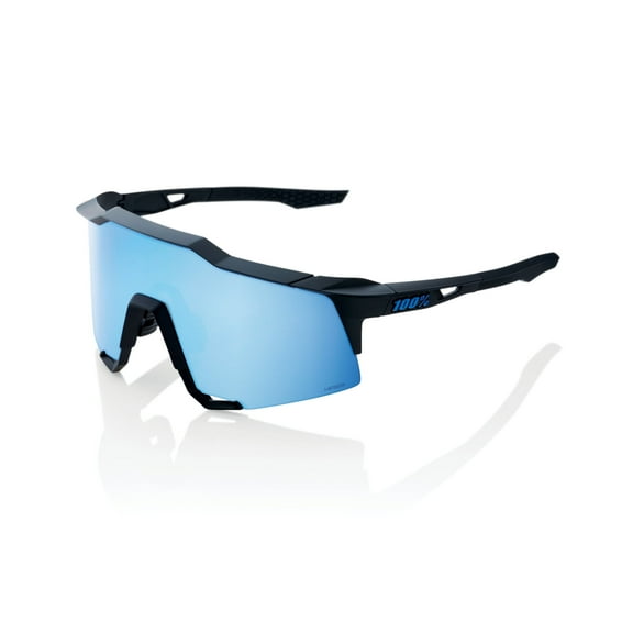 SPEEDCRAFT Matte Black - HiPER Blue Multilayer Mirror Lens
