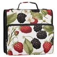 thumbnail image 2 of ALAZA Zipper Binder Mulberries Fruits 3 Ring Trapper Keeper File Folder Organizer Bag, 2 of 8
