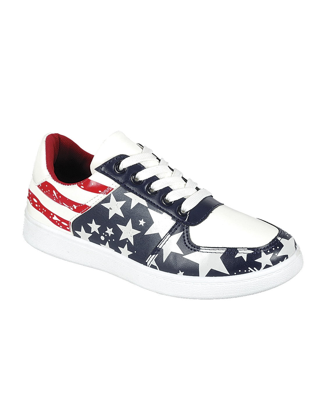 Owaheson Lace-up Sneaker Training Shoe Mens Womens Togo Flag