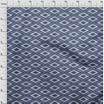 thumbnail image 3 of oneOone Viscose Chiffon Fabric Geometric Ikat Print Sewing Fabric BTY 42 Inch Wide, 3 of 4