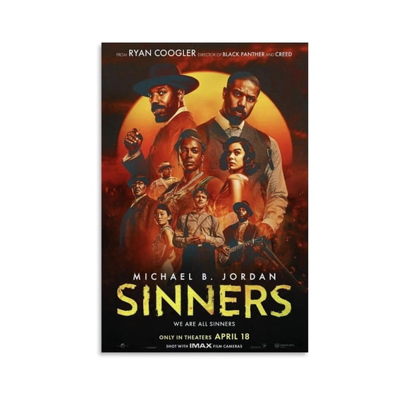 Sinners Movie Poster 1 Home Decor Poster Wall Art Hanging Picture Print Bedroom Decorative Painting Posters Room Aesthetic