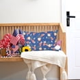 thumbnail image 5 of 4th of July Gnome Pillow Covers 12x20 Inch Blue Red Stars and Stripes American Flag Decorative Pillows Cushion Case Patriotic Home Independence Day Memorial Pillowcases for Sofa Couch, 5 of 6