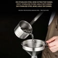 thumbnail image 4 of Outdor Stainless Steel Funnel With – Reusable Fine Mesh For Home & Kitchen, 4 of 6
