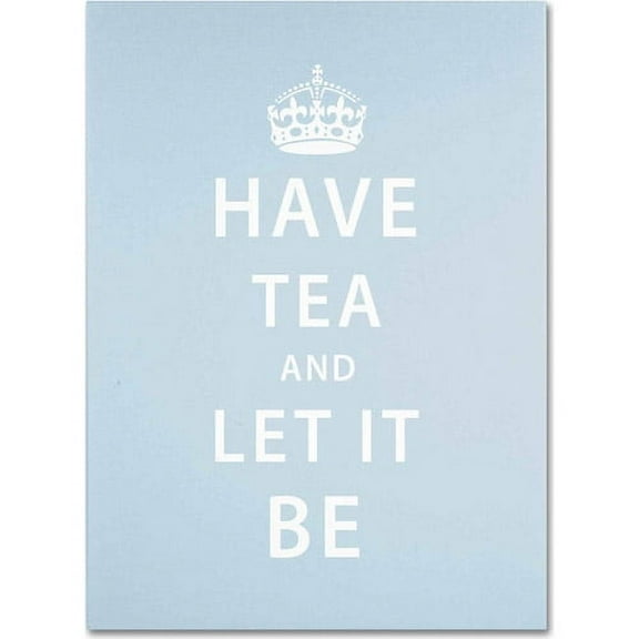 Trademark Fine Art "Have Tea" Canvas Art by Megan Romo
