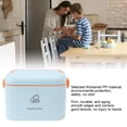 thumbnail image 4 of Medicine Box, Thickened PP First Aid Safe Medication Storage Box Container with Removable Tray & Portable Handle, Family Emergency Medicine Kit Case Organizer, 4 of 7