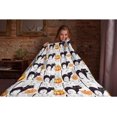 thumbnail image 5 of Halloween Black Cat Pumpkin Fleece Blanket Throw | Super Soft, Plush, Luxury Flannel Throw | for Bed, Sofa, Couch, Travel, Camping 60"x50" for Teens, 5 of 6