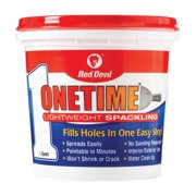 Red Devil Onetime Spackling Interior - Easy to Clean - 1 Qt — Residential Use, Standard Application
