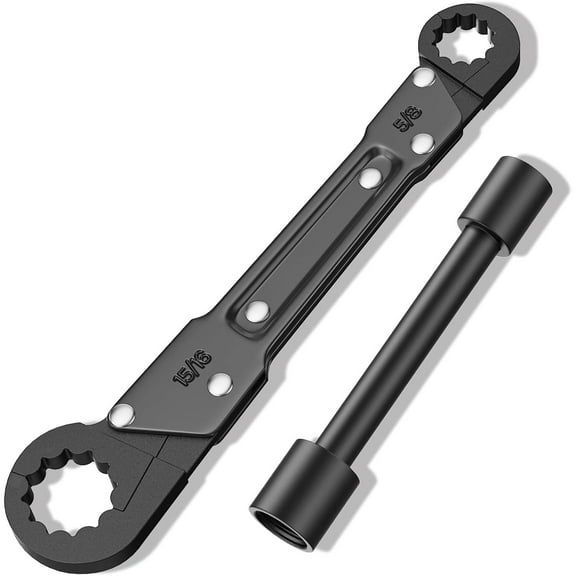 Plumbing Tools Angle Stop Wrench Kit - Professional Plumber Wrench Tools for Installing Compression Angle Stop and Removing the Compression Ring