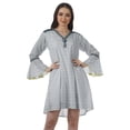 thumbnail image 1 of Moomaya Robes à Manches Volantées pour Femmes Robes d'Été Brodées Femmes, 1 of 4