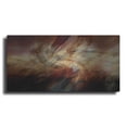 thumbnail image 1 of Luxe Metal Art 'Crimson Fire VI' by David Manlove, Metal Wall Art, 24"x12", 1 of 7