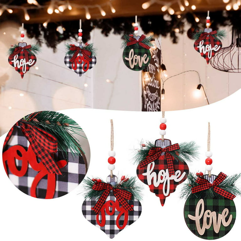 Heiheiup Christmas Ornaments Pendants Window Decorations Christmas Tree  Pendants Clear Jewels for Crafting 