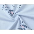 thumbnail image 5 of Serdomi Girls Short Sleeve T-shirt Summer Tops for Kids All Over Blue Bunny Crewneck Tee Graphic Outfits Size 16/18, 5 of 7