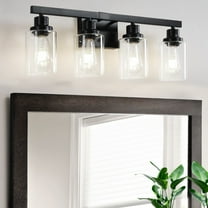 4-lights farmhouse vanity lights fixture rustic bathroom light fixture bathroom sconce