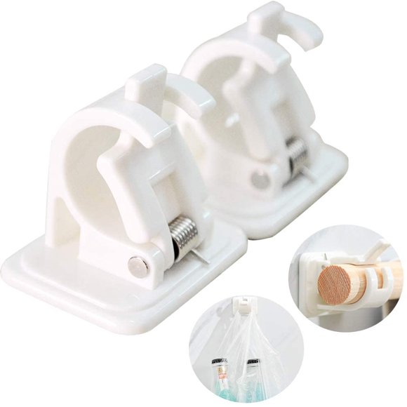 Adhesive Hooks Curtain Rods