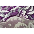 thumbnail image 5 of Flowers 6 Ft Round Throw Accent Area Rugs Floral Rose Flower Shaped Rug Modern for Girls Bedroom Floor Living Room Carpet 302 Purple, 5 of 8