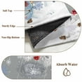thumbnail image 6 of Hallway Runner Rugs 2.7x5 Ft, Grey Snowman Christmas Non Slip Area Rugs for Kitchen Bedroom Entryway, Xmas Snowflake Winter Ball Washable Carpet Runner Rug Floor Mats for Bedroom Home Decor, 6 of 9