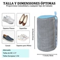 thumbnail image 4 of UEBSDVA 2 Bolsas Funda para Lavar tenis en Lavadora, Limpiador de Zapatos para Lavadora para Lavadora y Secadora, Bolsa Lavado Zapatos que Mantiene una Limpieza 360 &deg;Para Zapatillas de Deporte, 4 of 7