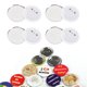 thumbnail image 5 of DIY Badge Material, Hand Made Materials Badge Back Cover Light Weight Avoid Rust For DIY Gifts For Souvenirs For Party Gifts, 5 of 8